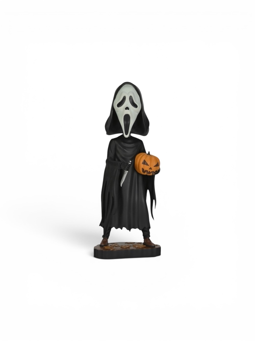 SCREAM Ghostface & Pumpkin Bobblehead Royal Bobbles Statue Head Knocker NECA